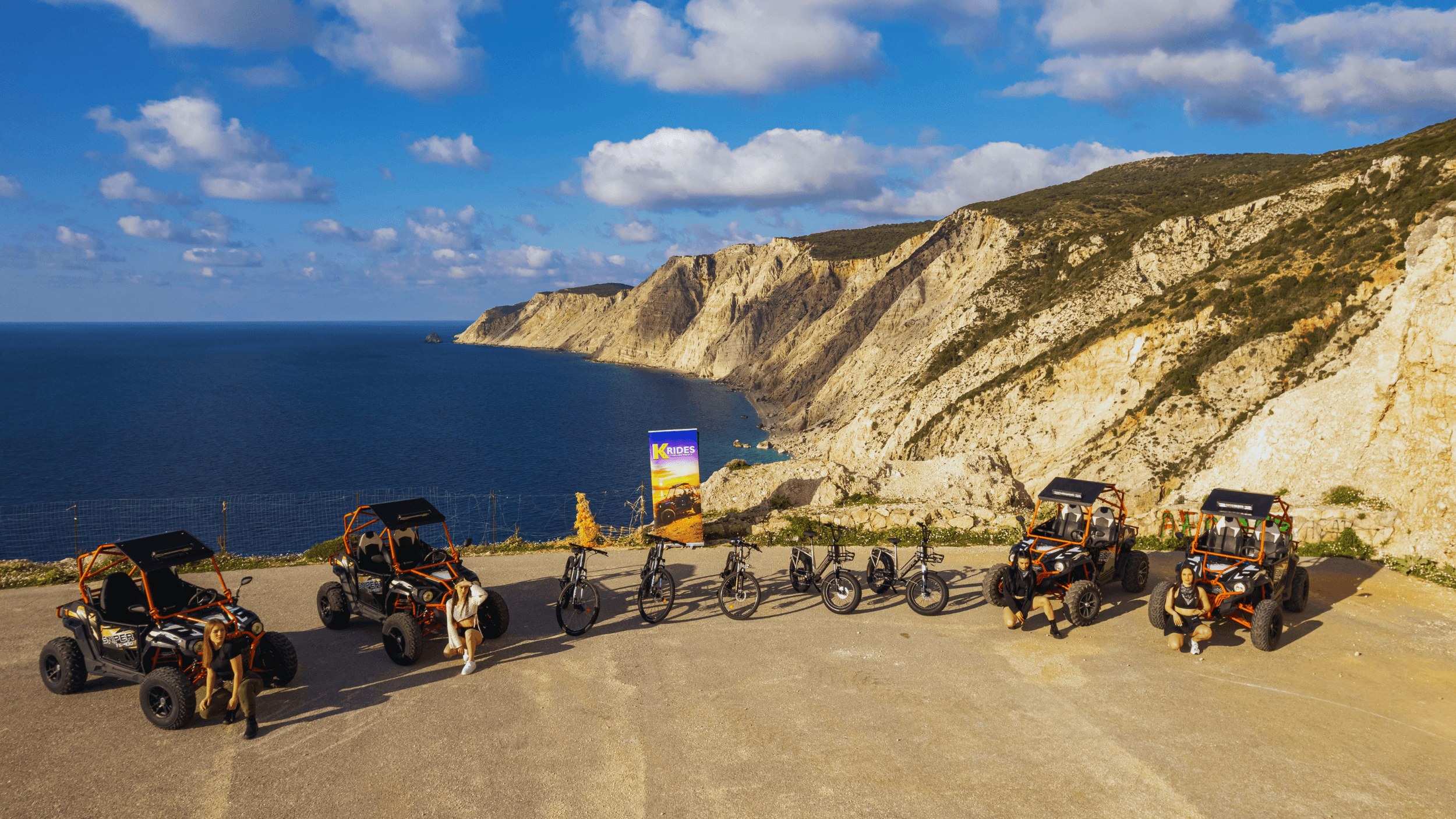 Kefalonia Rides, Buggy Adventures, e-Bike rentals, hiking trails, Lixouri